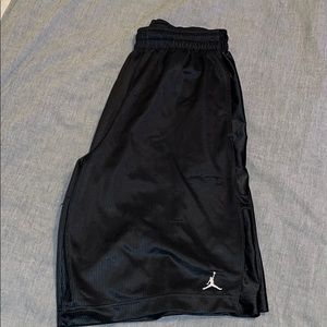 Jordan men’s black basketball shorts- size M
